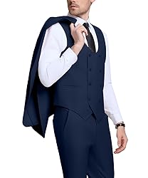 Men's 3 Pieces Suit Set Slim Fit Suits for Men Big