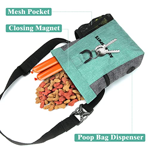 AUAUTOPETS Dog Treat Pouch for Training Portable Bait Bag Dog