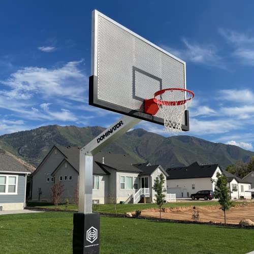 Dominator Outdoor Inground Basketball Hoop, Premium RustProof