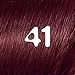 L'Oréal Paris Feria Multi-Faceted Shimmering Permanent Hair Color, 41 Crushed Garnet (Rich Mahogany), 1 kit Hair Dye