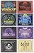 Morbid Enterprises Halloween Glow in The Dark Wine Bottle Label Stickers (8 Labels)