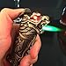 Promithi Dragon Tiger Shaped Inflatable Multi-Function Stainless Steel Folding Windproof Lighter Knife NO Gas