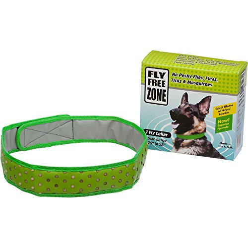 Fly Free Zone Natural Fly Repellant Dog Collar, Large 26-28