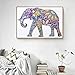 HuaCan Diamond Painting Kits for Adults DIY 5D Special Shape Partial Drill Crystal Rhinestone Embroidery Pictures Arts Craft for Home Wall Decor Elephant A 26x34cm