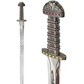 40 Inch Viking Sword of Ragnar Lothbrok - Viking Sword of Kings Ragnar Sword - Real Functional Swords - Real Vikings Sword Norse Swords |Medieval Sword| Gift for him