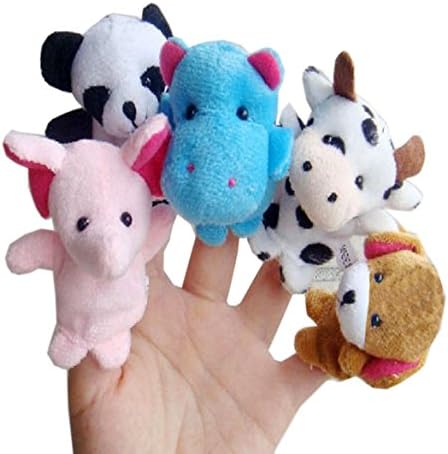Baby Educational Toys,Vidlan 10pcs Animal Finger Puppet Plush Child Baby Early Education Toys Gift
