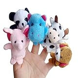 Mandy 10pcs Animal Finger Puppet Plush Early Education Toys