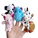 Mandy 10pcs Animal Finger Puppet Plush Early Education Toys