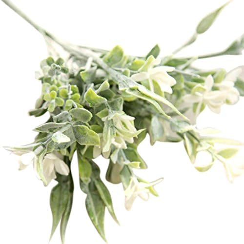 Fake Flowers, Aribelly Artificial Flowers Snake Orchid Floral Wedding Bouquet Home Decor (White)