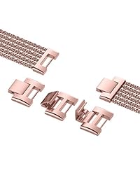 Repuesto de malla para reloj Wearlizer, de 1.5 pulgadas. malla milanés de acero inoxidable, para Apple Watch Series 3, Series 2, Series 1, deportiva, edición C Silver