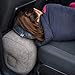 Travel Foot Rest Pillow by Mode Relax – Inflatable Footrest Cushion on Airplanes, Cars, Buses, Office and Trains – Sleep Bed for Kids on Long Flights - BONUS: Neck Pillow, Carrying Bag, eBook, Video