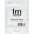 InstaMorph Reusable Moldable Plastic | Thermoplastic Beads, Meltable Polymorph Pellets | Lightweight Modeling Compound for DIY Crafts, Sculpting, Cosplay Accessories | Temporarily Repair | White, 3oz