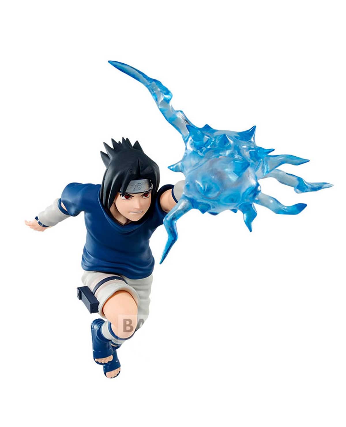 Bandai Naruto Effectreme Uchiha Sasuke Plastic Action Figure, Black