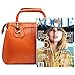 MG Collection Marissa Top Handle Doctor Shoulder Bag, Orange, One Size