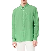 Lacoste Men's Regular Fit Linen Shirt