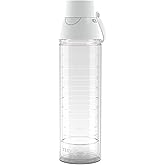 Tervis 24oz Tritan Water Bottle | Clear | Made in USA, Leakproof, Double-wall Insulated, Shatterproof, BPA-Free, Dishwasher Safe, Fits Most Cupholders, Gifts under $35