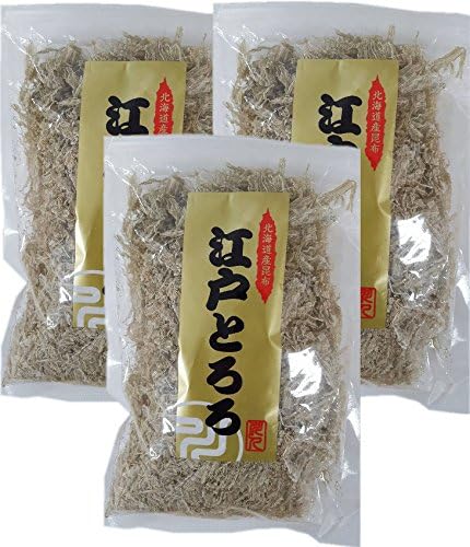 Amazon 浅草の昆布の川ひと ダシ要らずのとろろ昆布 そのままでもサクサク美味しい 江戸とろろ７５ｇ たっぷりサイズ３袋セット Hapiko 江戸とろろ とろろ昆布 通販