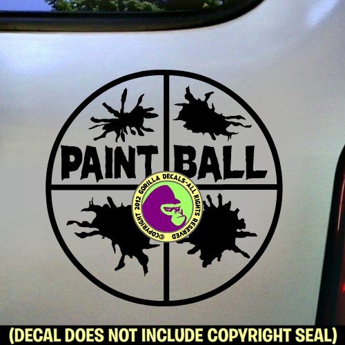 PAINTBALL Vinyl Decal Sticker D