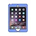 MoKo Case Fit iPad Mini 3/2/1, Silicone + Black Hard Polycarbonate Protector with Foldable Stand Cover Case Compatible with Mini 3, Mini 2 and Mini (2012 1st gen), BLUE (Will not fit iPad Mini 4)