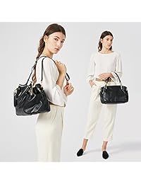 BOSTANTEN Bolso de mano de piel para mujer