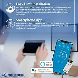 36k BTU 21.5 SEER Multi-Zone MrCool DIY 3 Zone