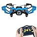 AICase Mini RC Quadcopter Drone, 2.4Ghz 6-Axis Gyro 4 Channels JXD 512W Helicopter Headless Mode UFO With 0.3MP Camera, Blue Bee (Blue/With WIFI)