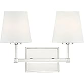 Meridian M80052PN Vanity, 2-Light 120 Total Watts, Polished Nickel