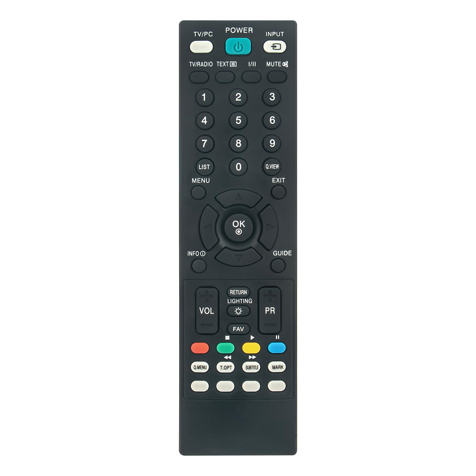 ALLIMITY AKB33871424 Remote Control Replacement fit for LG TV M237WDP M227WDL M2362D M2362DL 962D M1962D M197WDP M2062D M2062DL M2262D M2262D-WC M2262D-WZ M2762DL M1962D-WC M197WDL