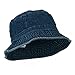 Pigment Dyed Bucket Hat-Denim OSFM