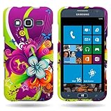 Hard Slim Case Protective Snap-On Cover for Samsung ATIV S Neo by CoverON - Floral Medley Design