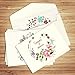 Jofanza Thank You Cards Greeting Card 30pcs Set Assorted with 5 Wreath Designs 30 White Adhesive Envelope (White)