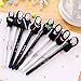 Errollina 12Pcs 0.38mm Funny Cute Kawaii and 0.5mm No Face Creative Cute Gel Pen Black Ink Gel Pen Ballpoint Set School Student Kids Gift Stationery Office Supplies