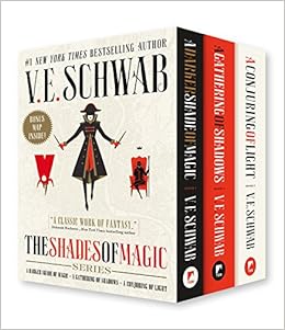 Shades of Magic Boxed Set: A Darker Shade of Magic, A Gathering of Shadows, A Conjuring of Light, by V. E. Schwab Shades of Magic Boxed Set: A Darker Shade of Magic, A Gathering of Shadows, A Conjuring of Light, by V. E. Schwab