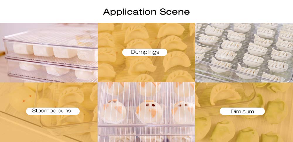 Shuzhen,Dim Sum Almacenamiento Crisper con Tapa Refrigerador Caja ...