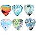 Creanoso Guitar Picks (12-Pack)- Claude Monet Waterlilies Famous Arts Paintings Plectrums - for Acoustic, Electric and Bass Guitars - Stocking Stuffers for Men and Women Guitarists Collectible Set