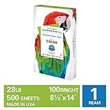 Hammermill Paper, Premium Color Copy Paper 8.5 x 14 Paper, Legal Size, 28lb Paper, 100 Bright, 1 Ream / 500 Sheets (102475R) Acid Free Paper