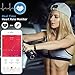 SOLICE Fitness Tracker, Color Screen Smart Watch with Heart Rate Monitor,Double Color Strap IP68 Waterproof Wristband with Pedometer Calorie Counter Message Reminder for Sport Gym Running (Grey)