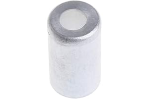 VIGORWORK 100PCS R12A 20MM Luminum Crimp Ferrule for Auto A/C Air Conditioning Standard/Reduced Barrier Refrigerant Hose 20MM for R12