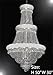 Gallery French Empire Crystal Chandelier Lighting H50 X W30 Good for Foyer, Entryway, Family Room, Living Room and More!