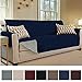 Gorilla Grip Original Slip Resistant X-Large Oversized Sofa Protector, Seat Width to 78 Inch, Patent Pending Suede-Like Furniture Slipcover, 2 Inch Straps, Couch Slip Cover for Dogs, Sofa, Navy Blue