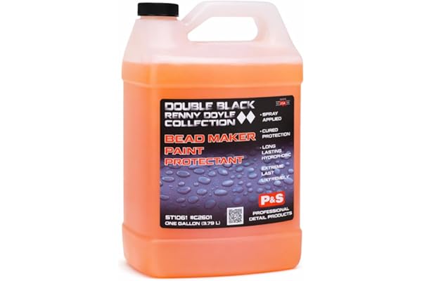 P&S Bead Maker Paint Sealant – Easy Spray & Wipe Protectant for Cars, Boats & RVs – Hydrophobic Gloss & UV Protection – Safe for All Surfaces - 1 Gallon