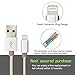 iPhone Charger, 3-Pack 3Ft 6Ft 10Ft Mingu, Nylon Braided Cord Lightning Cable to USB Charging Cable for iPhone 7 7 Plus 6s 6 5s 5c 5 SE, iPad Pro, Air, iPad mini 4 3 2, iPod Nano/Touch - Gold & Silver
