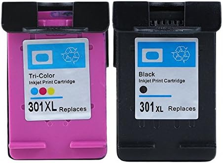 INKMATE 2 Pack 301XL Black &amp; Tri-color Ink Cartridge for Deskjet 1000 2050 3050se 2050A 2054A 3052A Printers