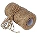 328 Feet Natural Jute Twine Best Arts Crafts Gift Hemp String Christmas Twine String Packing Materials Durable Jute Cord Twine for Gardening