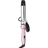 DAN Technology Mini Curling Iron,Travel Size Curling Iron,Dual Voltage CurlingIron up to 450°F for Short Hair,Nano - Titanium Barrels & 30s PTC Fast Heating