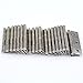 DYWISHKEY 2 Inch Folding Hinges Silver Tone Home Furniture Hardware Door Hinge, 20 Pieces