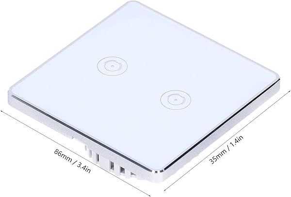 Smart Switch Smart WiFi Light Switch Funciona con Alexa Echo dot Google Home IFTTT Roqi y iOS Siri corriente nominal de 10A certificacin de producto CE FCC y ROHS estndar britnico material