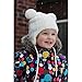JAN & JUL Baby Toddler Winter Earflap Beanie Hat (S: 3-9 Months, Cream Bear)