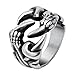 FANSING Jewelry Men's Stainless Steel Punk Dragon Claw Rings