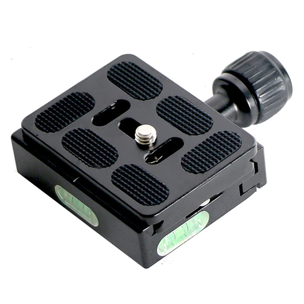 DEYOT CL-60S Clamp for 1/4 Inch Camera Screw Adjustable Solid Aluminium Built-in High Contrast Levels Compatible with Akai Standard Quick Release Plate (CL-60s)